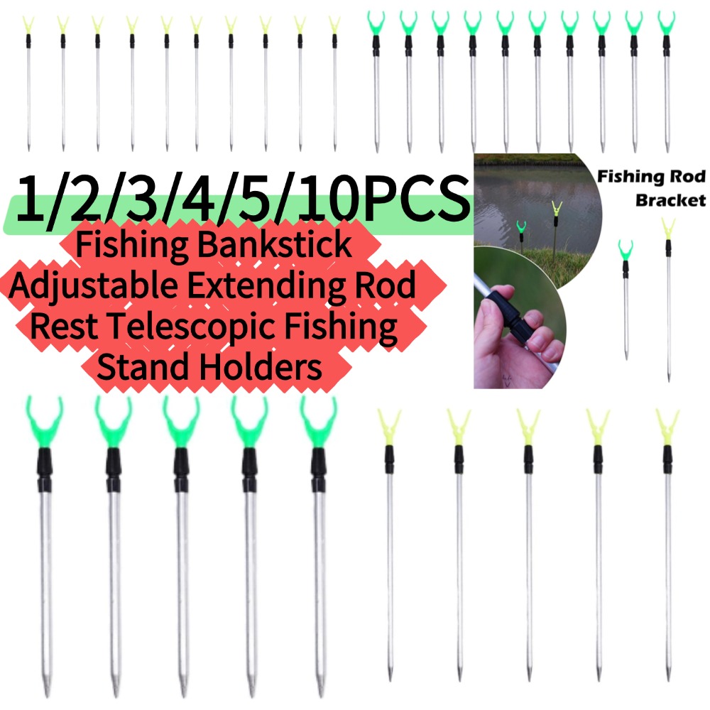 1/5/10pcs*50/80cm Fishing Bank - Fishing Rod Casting ulasan dan harga