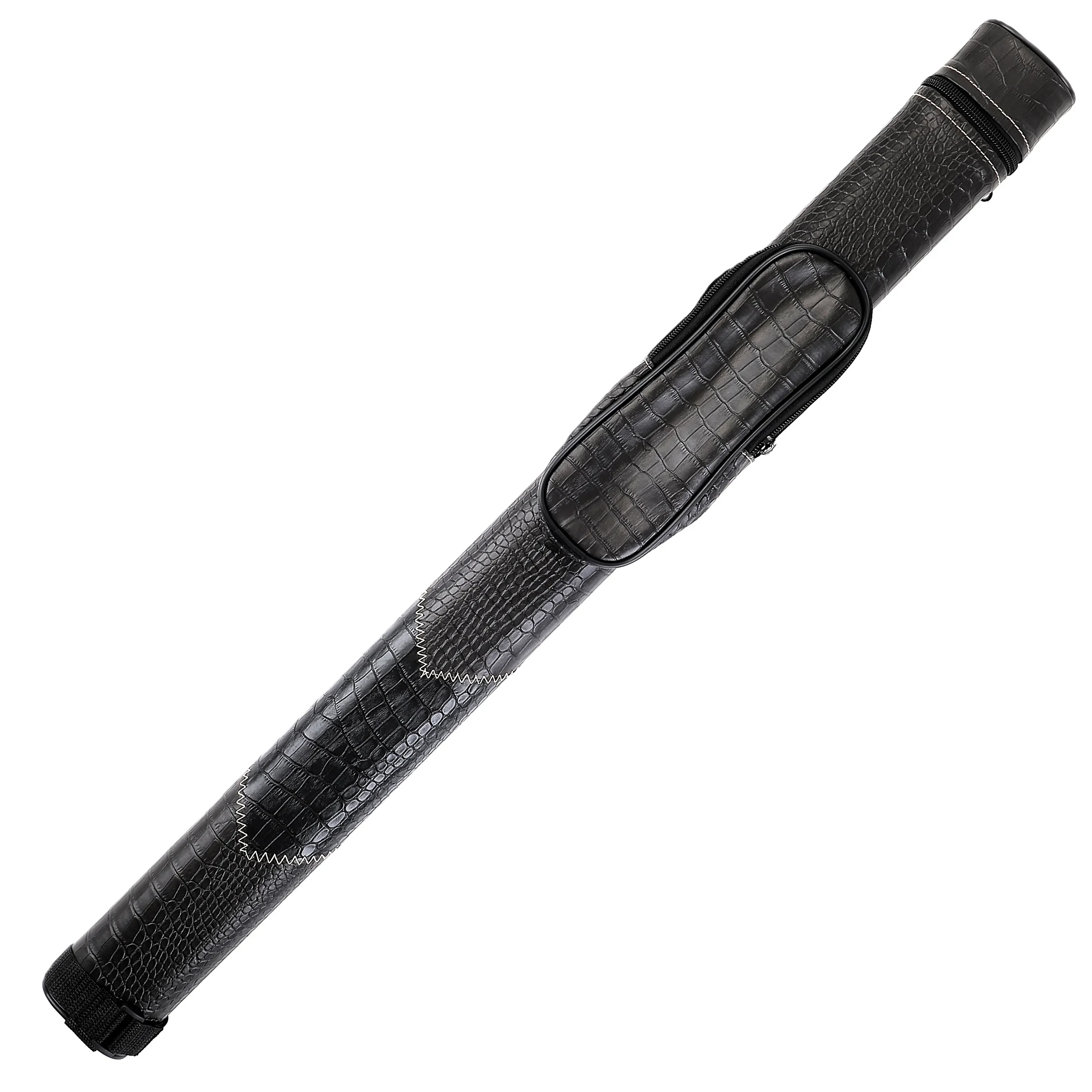 Crocodile Pattern Pool Cue Cas - Fishing Rod Travel ulasan dan harga