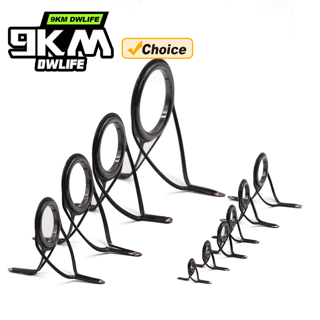 9KM OB Curved Rod Guide Kit 10 - Fishing Rod Building Kit ulasan dan harga
